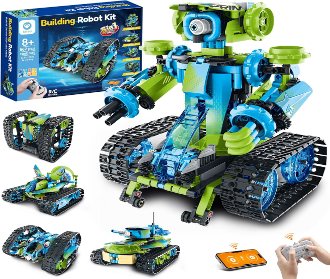 Sillbird Robot Car Building Kit with Remote Control STEM 